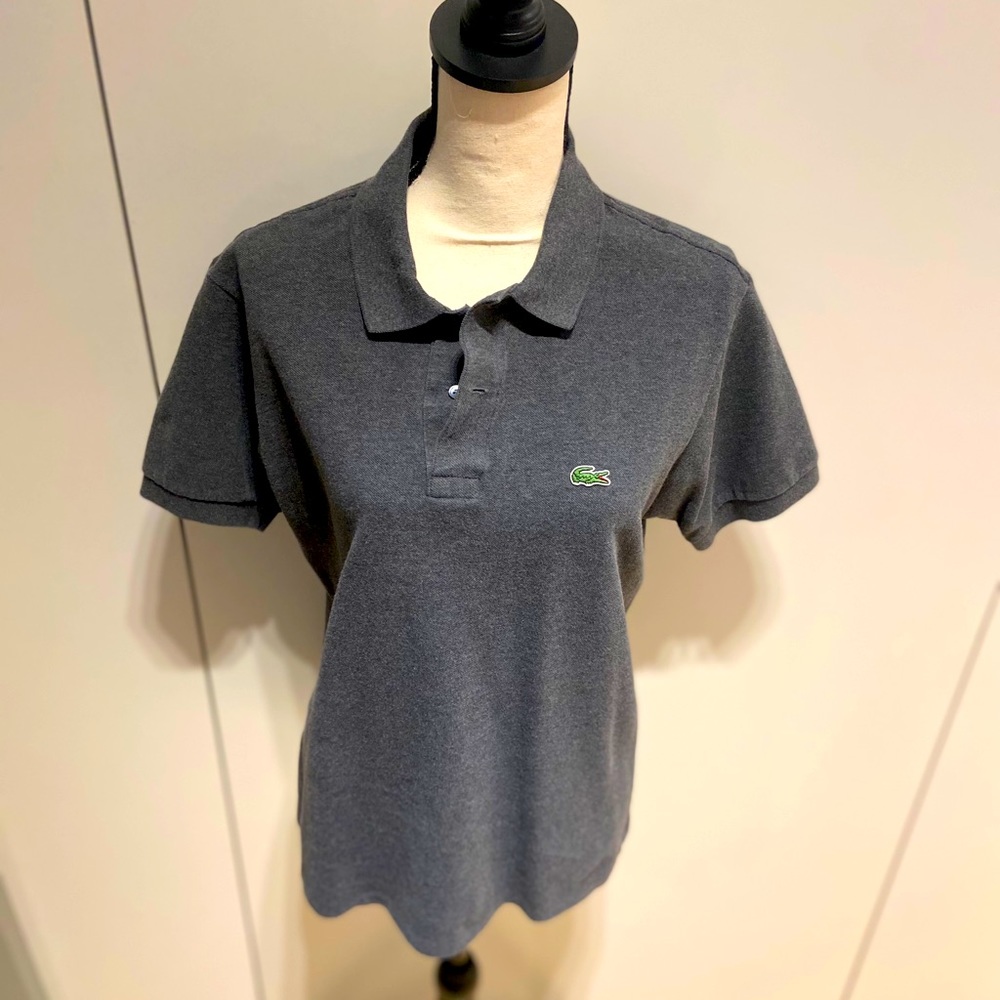 Men’s Grey Lacoste Polo Shirt